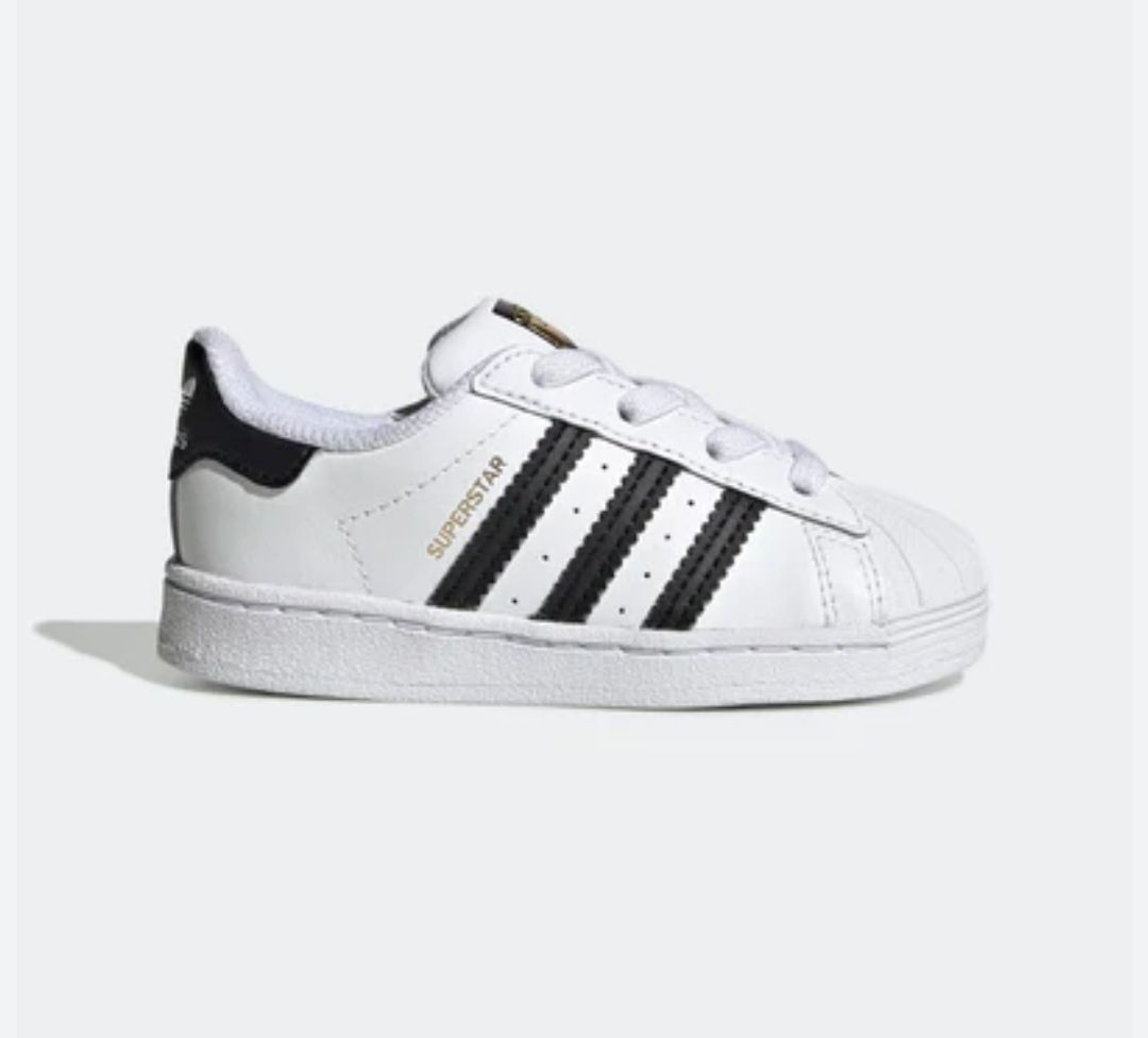 Adidas superstar white, size 42.