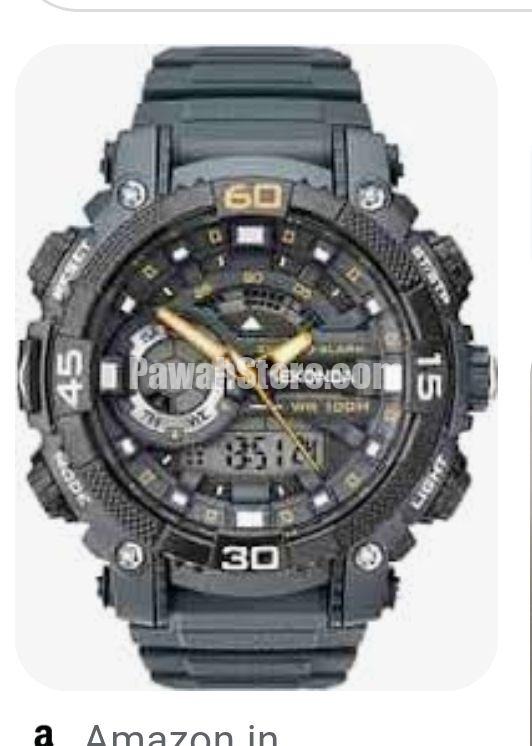 Sekonda Gents Alarm Spots Chronograph ,timing ,grey plastic .