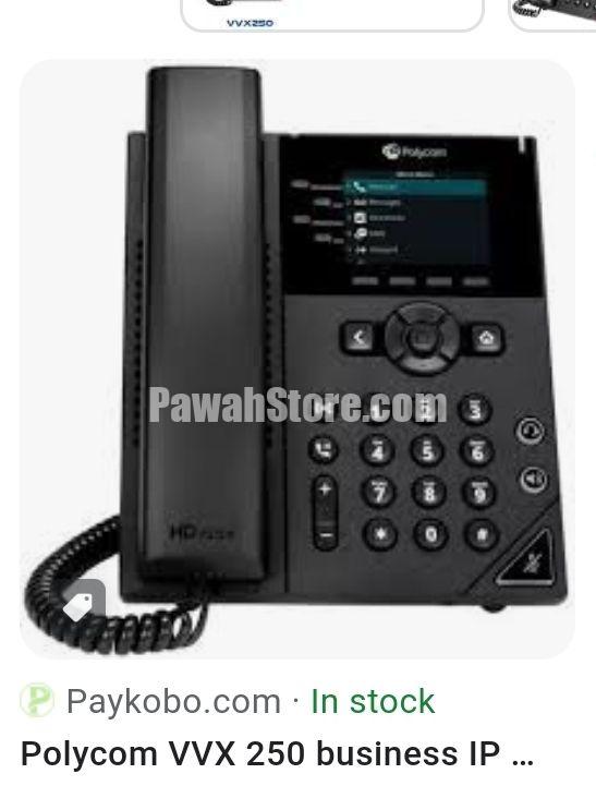 Polycom product, Vvx250 Ip phone